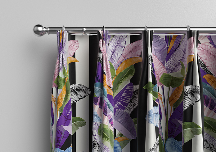 Palm Springs, Black Stripe - Made To Measure Curtains - Image 11